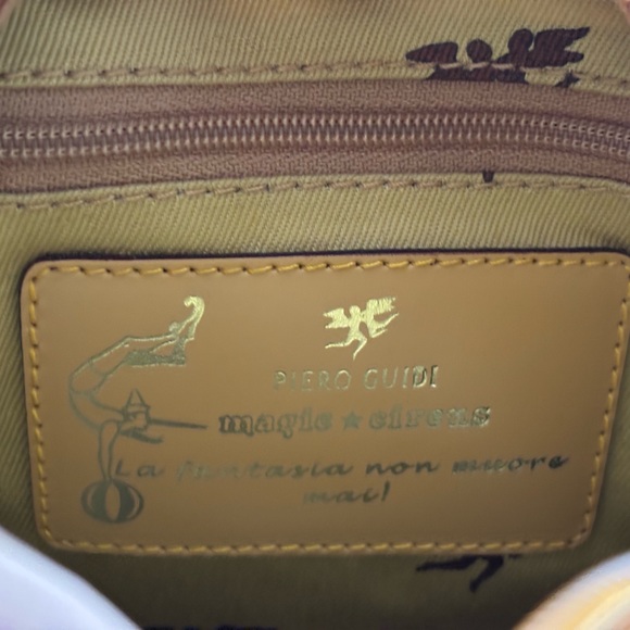 Piero Guidi Magic Circus White Crossbody Bag - Picture 12 of 12